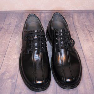Clarks Black Leather Touareg Shoe